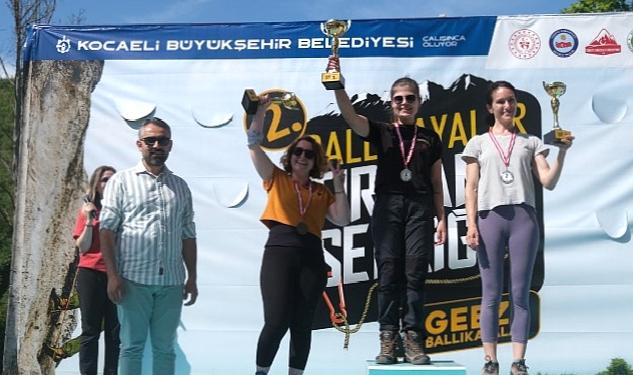 Ballıkayalar Tırmanış Şenliği’nde kupalar sahiplerini buldu