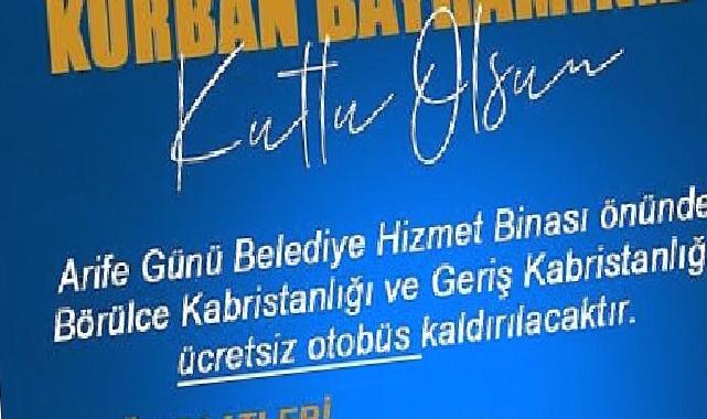Burhaniye Belediyesi’nden ücretsiz kabristanlık seferleri