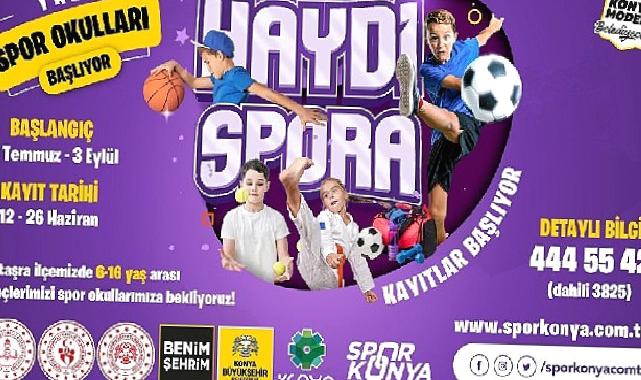 Konya Büyükşehir’in 28 İlçedeki Yaz Spor Okulları’nda Kayıt Heyecanı Devam Ediyor