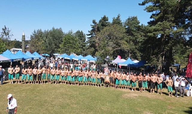 İznik’te Alıç yaylası güreşleri yapıldı 