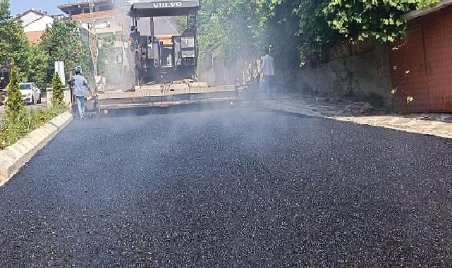 Kuruçeşme Muammer Aksoy Caddesi asfaltlandı