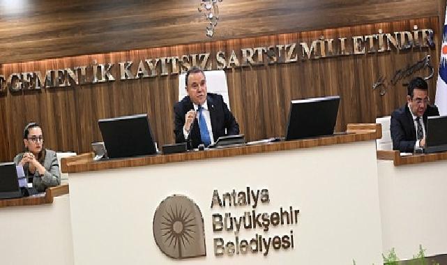 Antalya’ya temiz bir gelecek için ASAT Meclisi’nden krediye onay