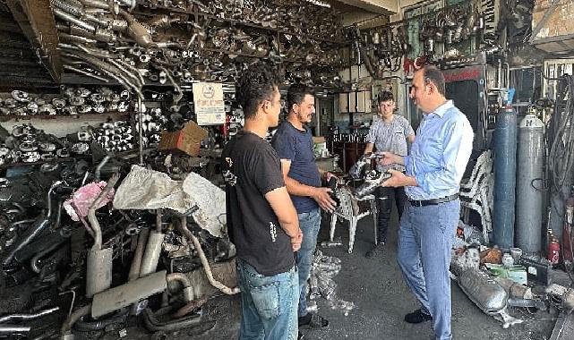 Başkan Altay Karatay Sanayi Esnafını Ziyaret Etti