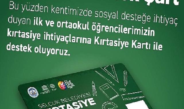 Efes Selçuk Belediyesi’nden eğitime kırtasiye desteği