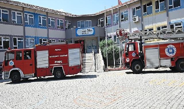 Okul yangını korkuttu