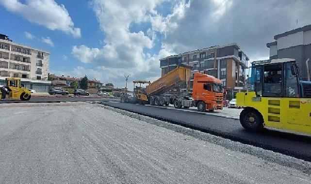 Kartepe Kent Meydanı Otoparkı Asfaltlandı