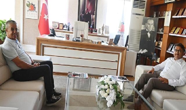 Kaymakam Çam’dan Başkan Topaloğlu’na ziyaret