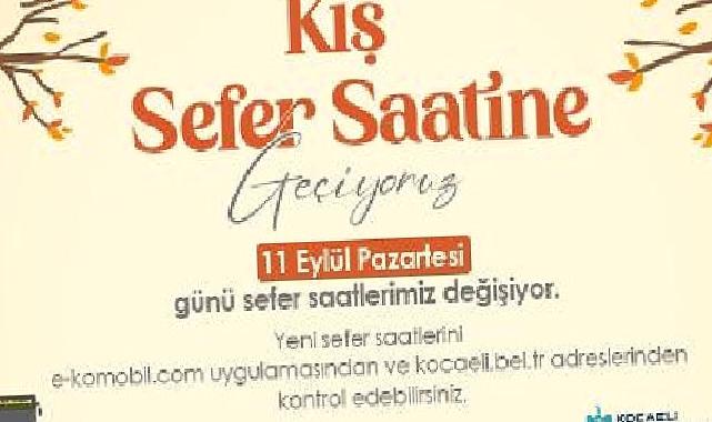 Ulaşıma kış tarifesi düzenlemesi
