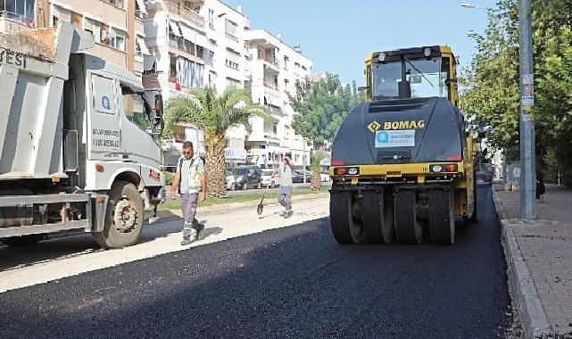 Antalya Büyükşehir yolları yenilemeye devam ediyor 