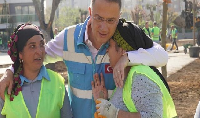 5 Dönümlük park 47 saatte tamamlandı