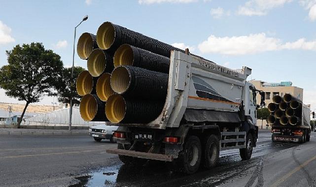 Nevşehir Belediyesi tarafından yeni sanayi bölgesinde altyapı çalışmalarına başlandı