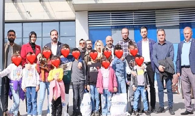 TÜMKİAD deprem çocuklarını sevindirdi