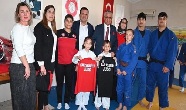 Kemer Belediyesi’nden judoculara malzeme desteği
