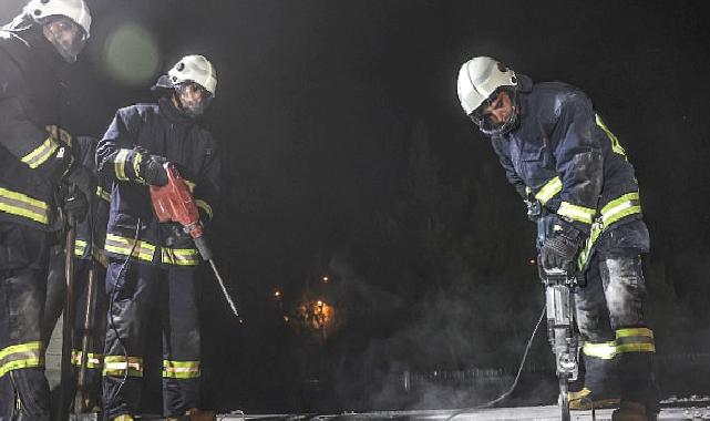 Antalya Büyükşehir Belediyesi İtfaiyesi her an deprem olacakmış gibi hazırlanıyor