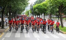 Kocaeli’de pedallar ‘Barış’ için çevrildi