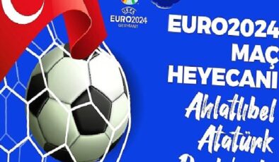 Çankaya Belediyesi, EURO 2024 heyecanını Ahlatlıbel Atatürk Parkı’nda kuracağı dev ekrana taşıyor.