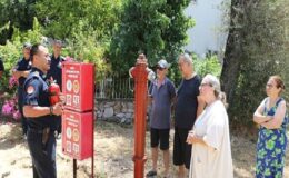 İtfaiye ‘den Şövalye sakinlerine eğitim